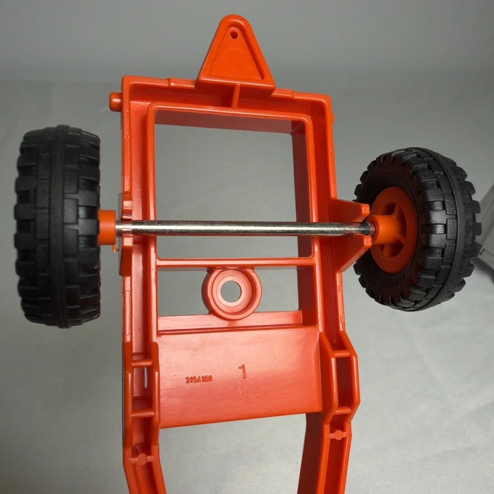 Vintage Red Playmobil Trailer 1977 Rare